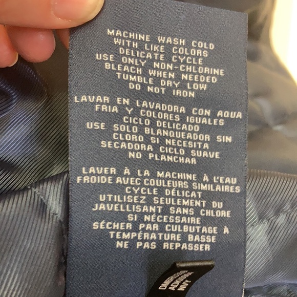 Dockers New Men’s Navy leather jacket Size XL - Picture 8 of 13